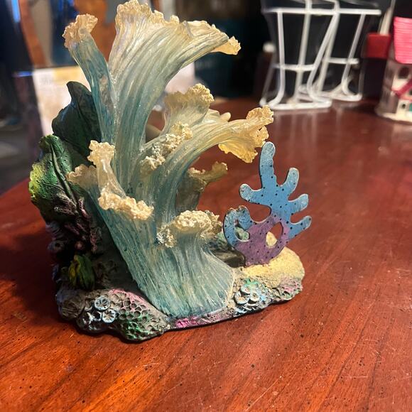 Vintage 3D Dolphin Ocean Statue Nautical Ocean Life Beachy Nature - Picture 4 of 11